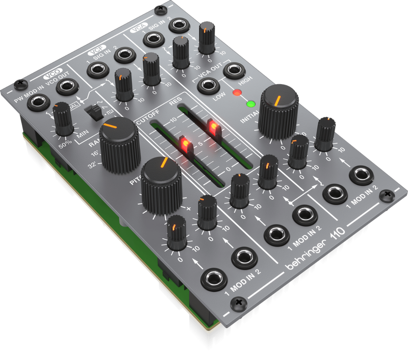 110 VCO/VCF/VCA Behringer Module voor Eurorack