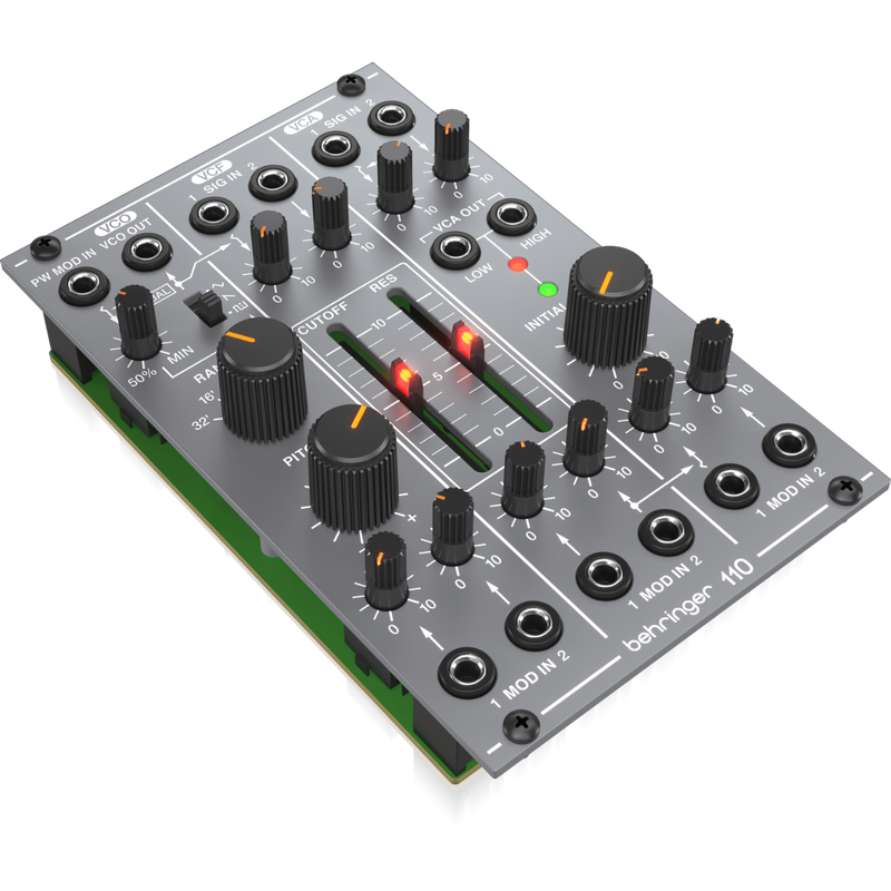110 VCO/VCF/VCA Behringer Module voor Eurorack
