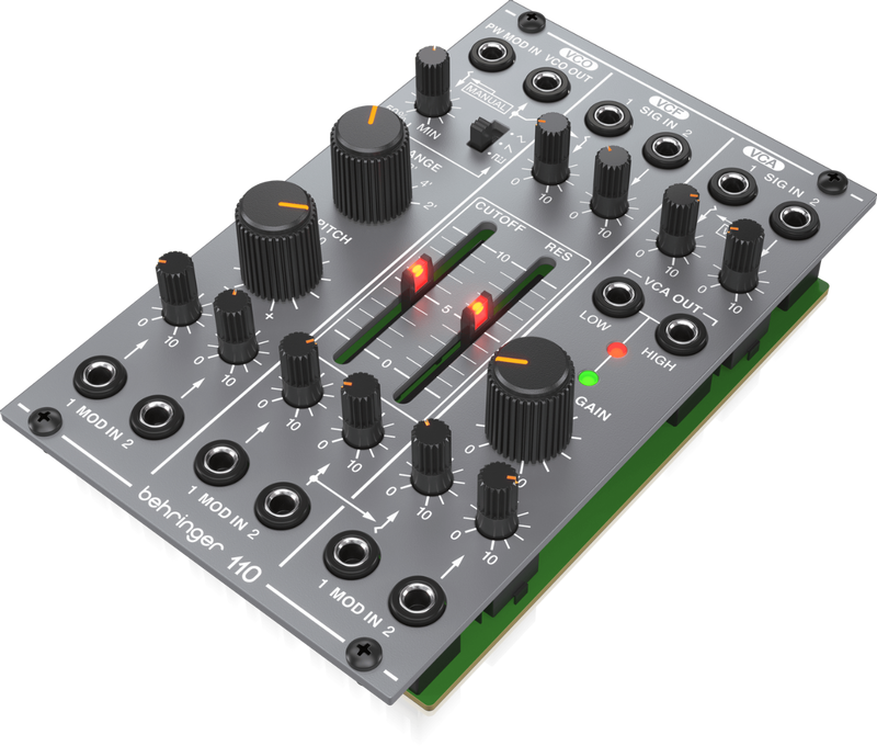 110 VCO/VCF/VCA Behringer Module voor Eurorack