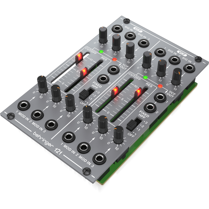 121 DUAL VCF Behringer Module voor Eurorack