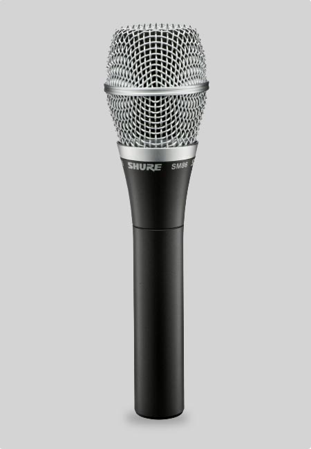 SM86 SHURE ZANG MICROFOON.