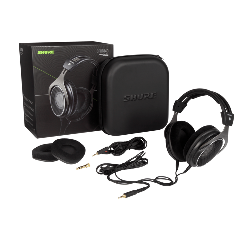 SRH1840 SHURE PREMIUM STUDIO HOOFDTELEFOON OPEN BACK