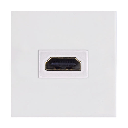 CP45HDM/W CONNECTION PLATE HDMI 45 X 45MM WHITE PROCAB