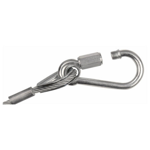 SAFETY CABLE 5MM 1M GEKEURD SHOWTEC