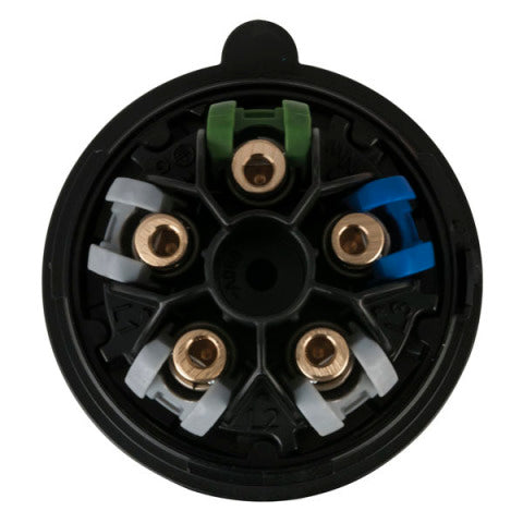 CEE STEKKER 32A 5P 400V MANNELIJK ZWART TURBO TWIST IP44 SHOWTEC 