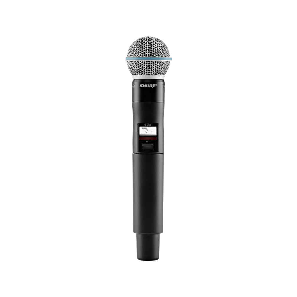 QLXD2/B58-H51 Handheld Microfoon Shure (534-598MHz, BE)