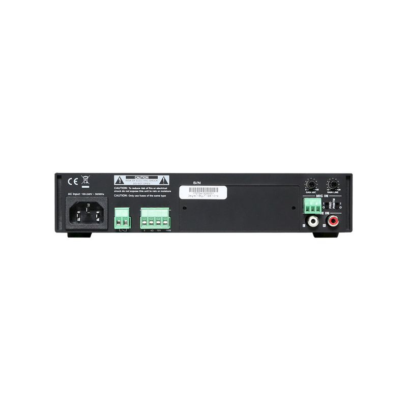COM108 AUDAC Compacte Install Versterker 80W