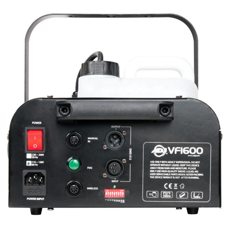 VF1600 ADJ ROOKMACHINE DMX