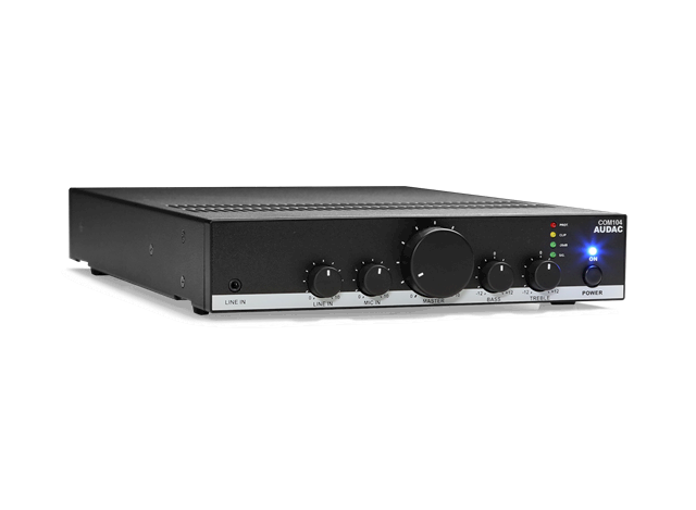 COM104 AUDAC Compacte install Versterker