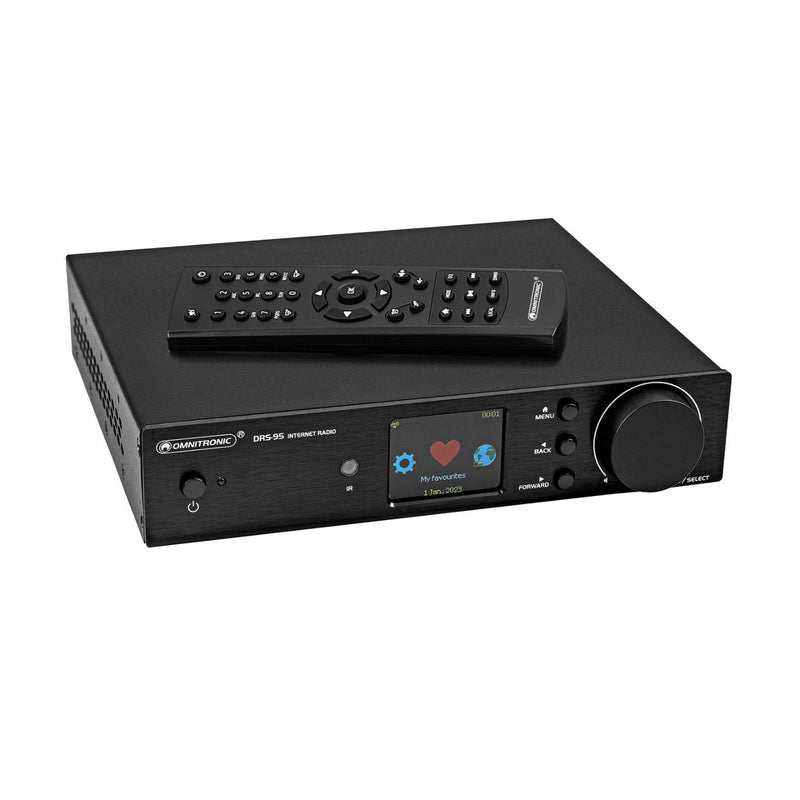 DRS-95 Omnitronic Internetradio met DAB+ en Bluetooth