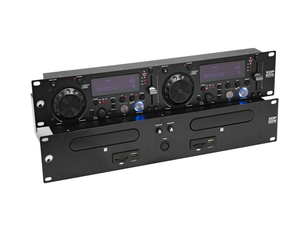 XDP-3002 Omnitronic Dual CD-MP3 Player