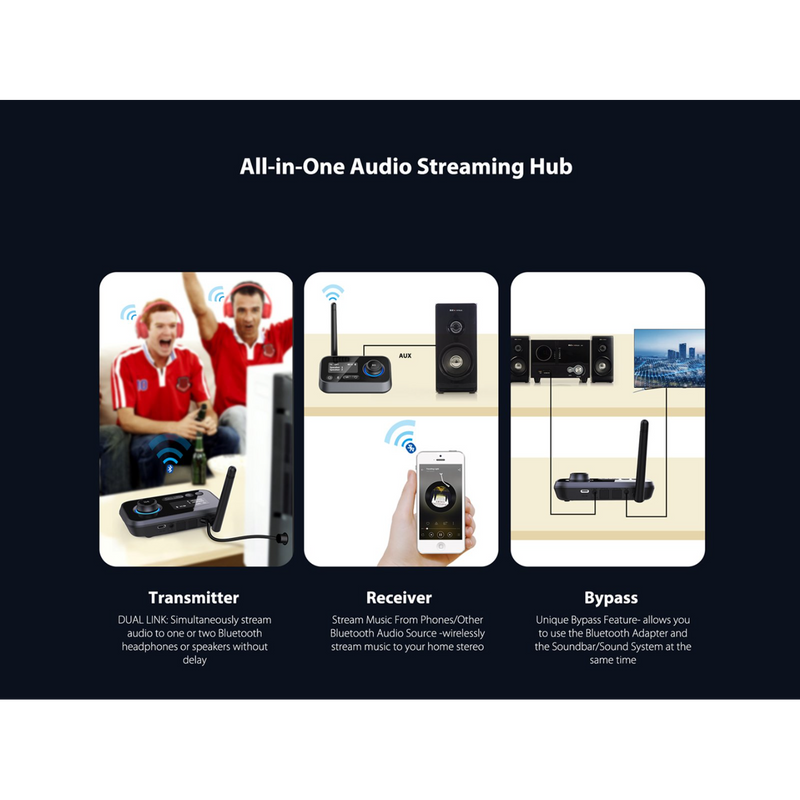 BDT-5.2PRO Omnitronic Aptx HD Bluetooth-zendontvanger