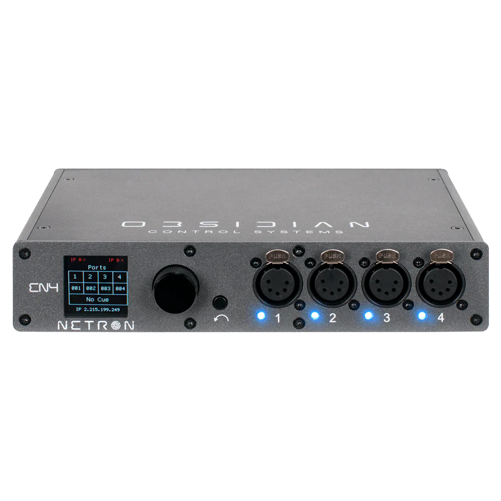 Netron EN4 Obsidian  Ethernet naar DMX-gateway