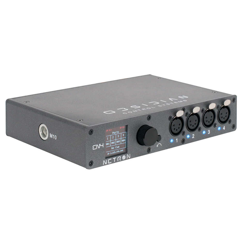 Netron EN4 Obsidian  Ethernet naar DMX-gateway
