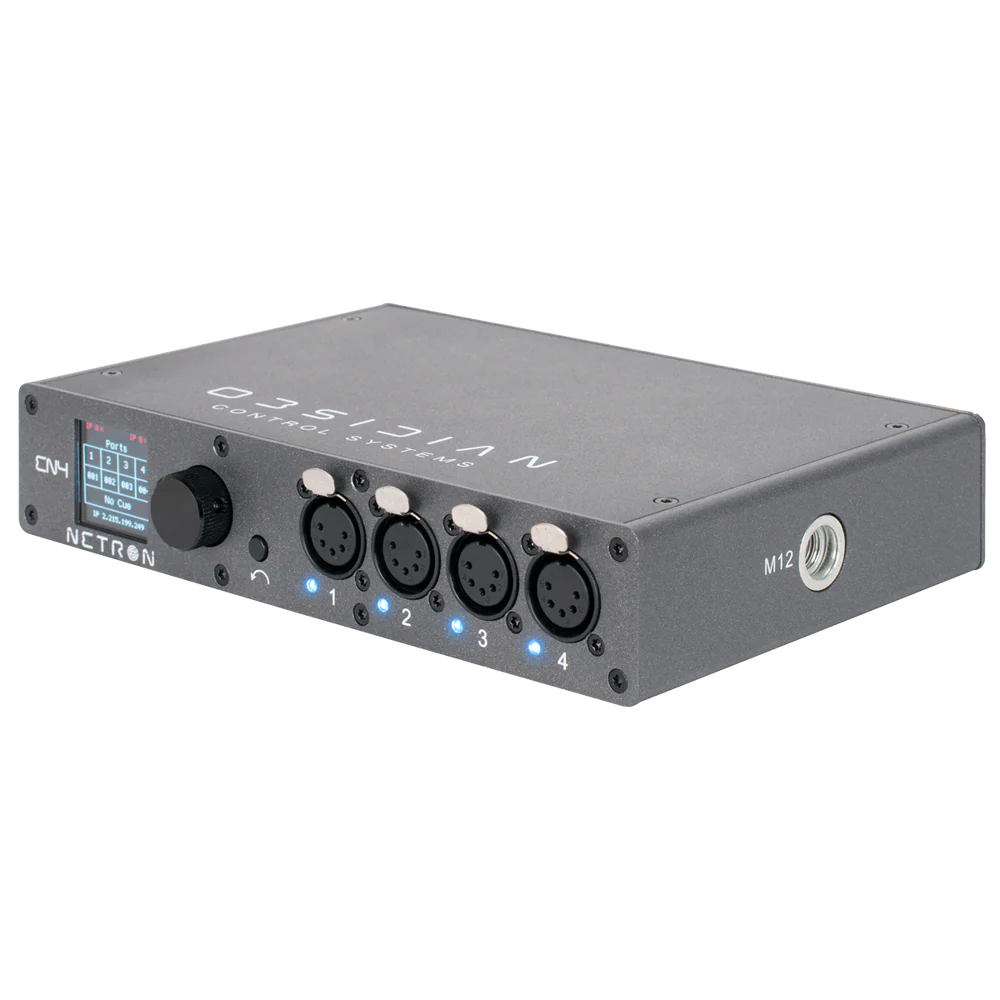 Netron EN4 Obsidian  Ethernet naar DMX-gateway