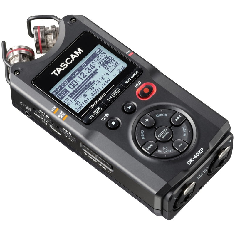 DR-40XP TASCAM PORTABLE 4 TRACK FIELD RECORDER