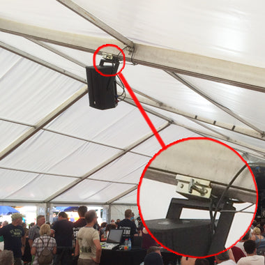 TENT CLAMP (MARQUEE CLAMP) BLACK DOUGTY SWL 150KG