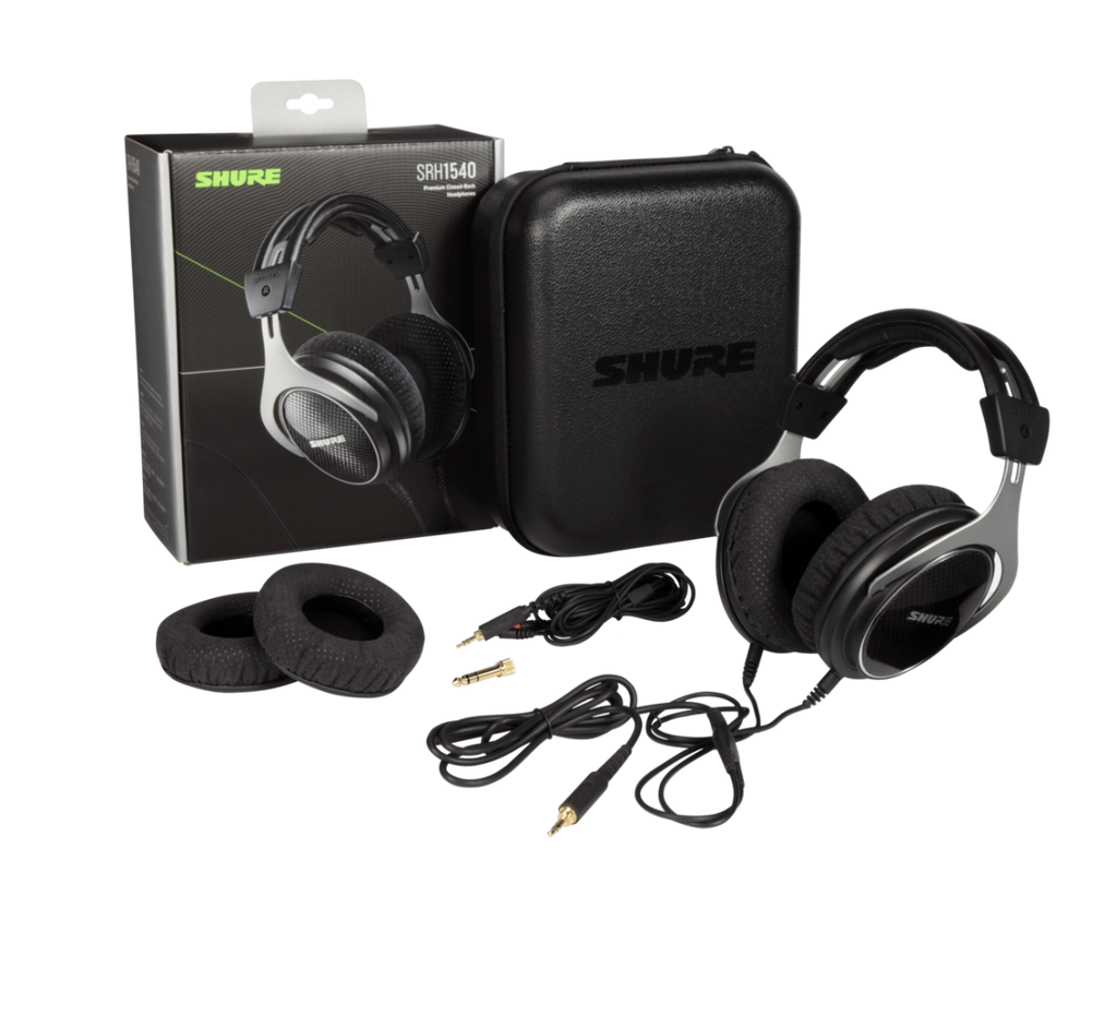 SRH1540 SHURE PREMIUM STUDIO HOOFDTELEFOON CLOSED BACK