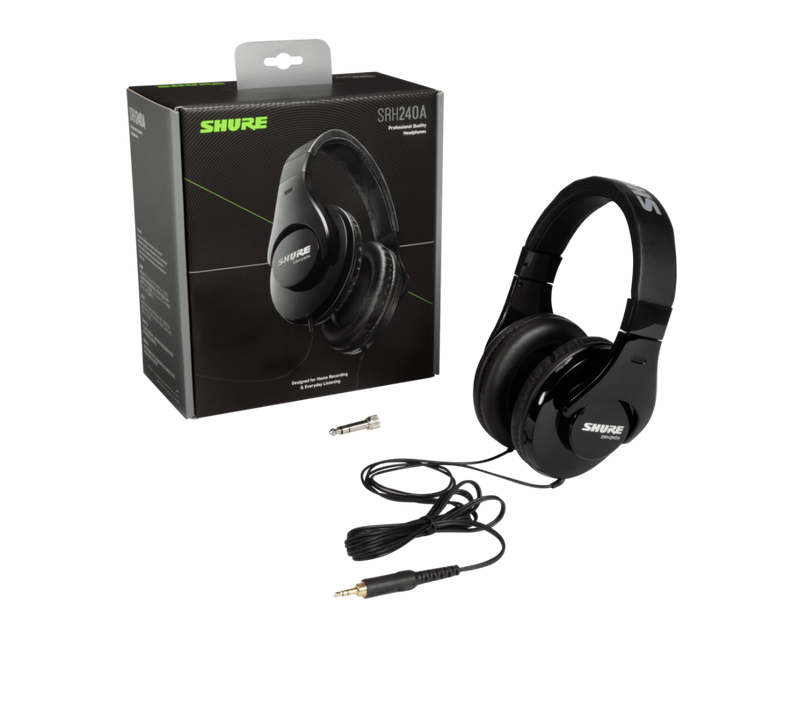 SRH240A-BK-EFS SHURE Studio Hoofdtelefoon