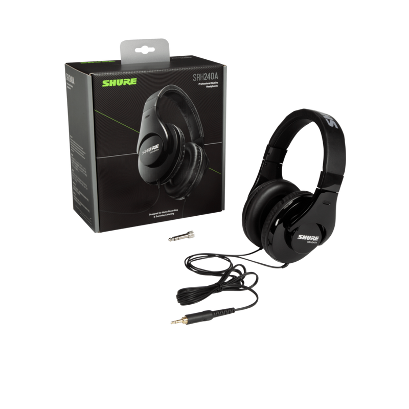 SRH240A-BK-EFS SHURE Studio Hoofdtelefoon