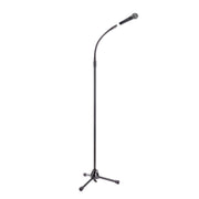 27500 K&amp;M Microfoonstatief met XLR Zwanenhals (Zwart)