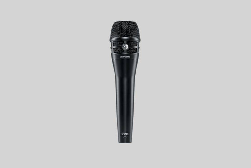 KSM8/B SHURE DUALDYNE  DYNAM. CARD. MICRO DUBBEL MEMBR. ZWAR