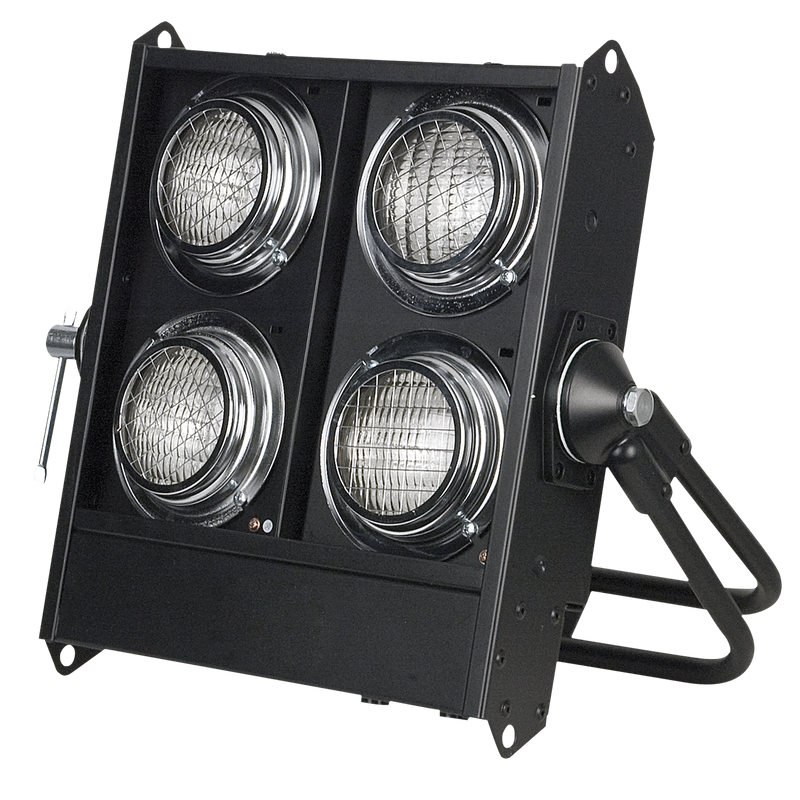 STAGE BLINDER 4 DMX SHOWTEC INCL 4X LAMP 120V 650W BLACK