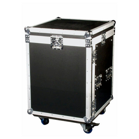 COMBI CASE 19" 10 UNITS + 10UNITS TOP INCL. WIELEN