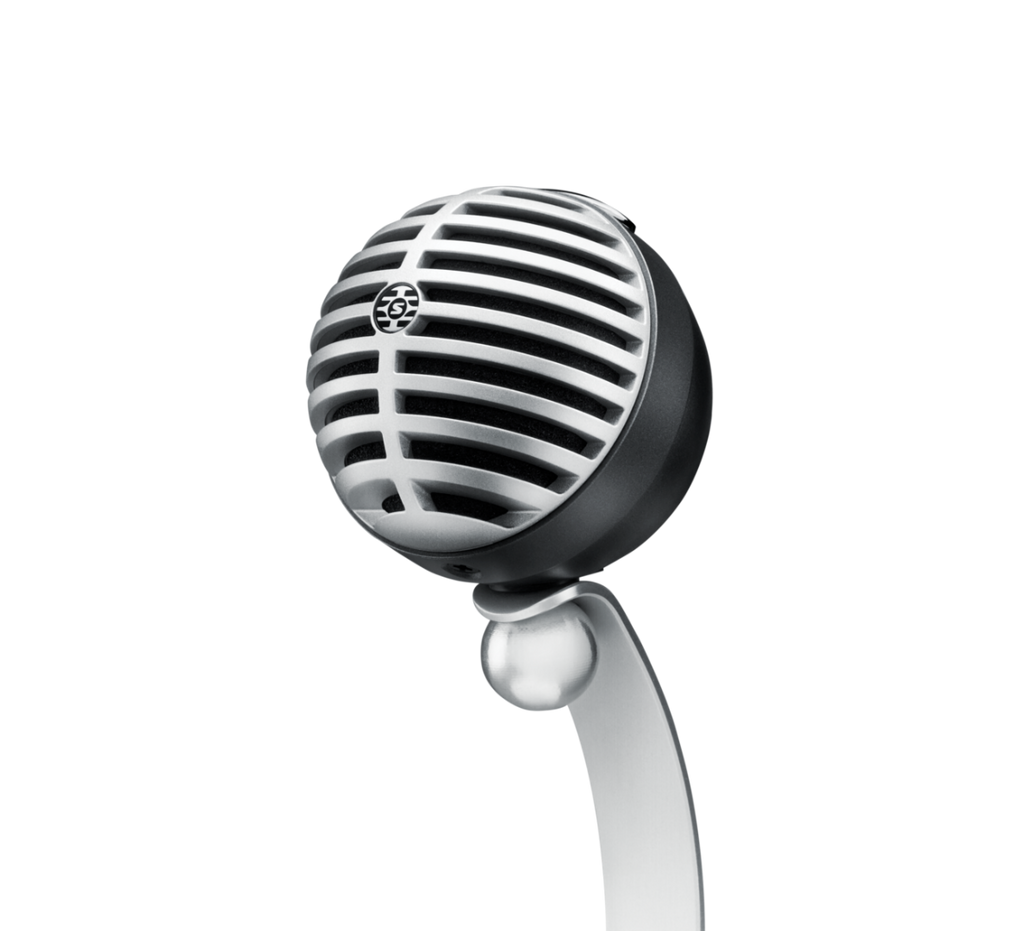 MV5-DIG SHURE IOS & USB MICROFOON ZILVER