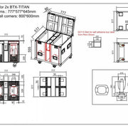 CASE VOOR 2 X BTX-TITAN JV CASES