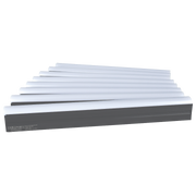Witte Cover Showtec voor Octostrip FLEX 0,5 m Frost-effect