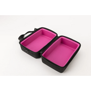 45 SANDWICH TAS MAGMA VOOR 150 x 7" RECORDS ZWART/MAGENTA