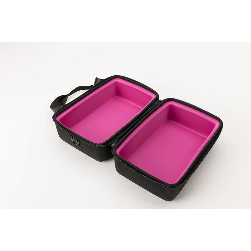 45 SANDWICH TAS MAGMA VOOR 150 x 7" RECORDS ZWART/MAGENTA