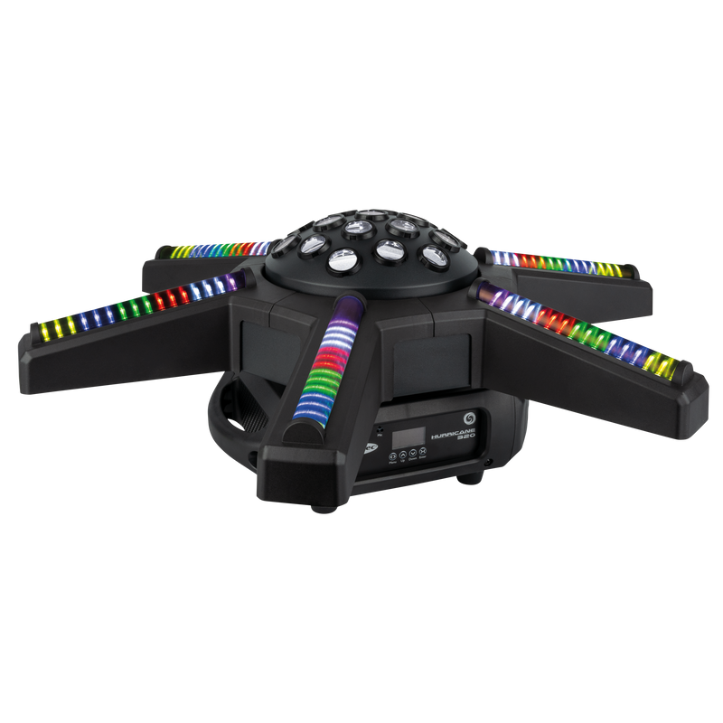 Hurricane 320 Showtec RGBW Moonflowereffect met Roterende Armen