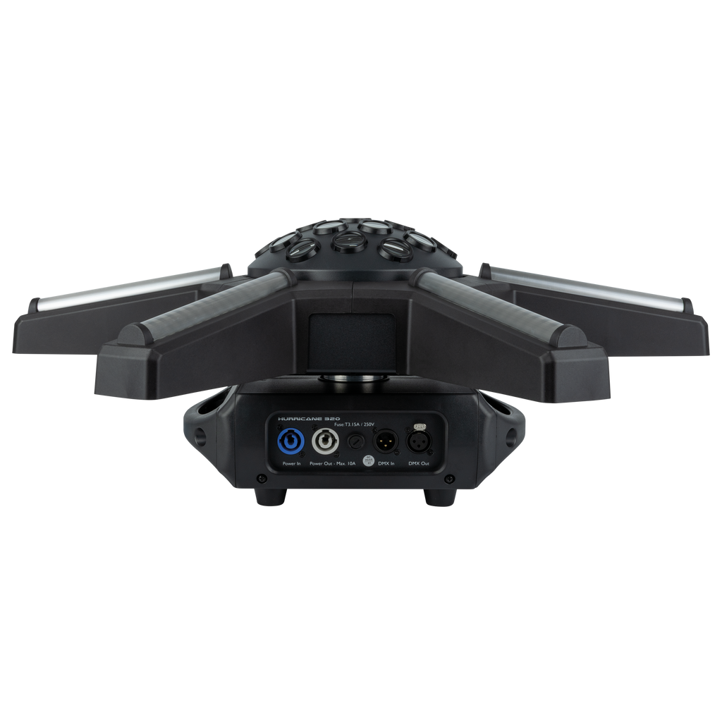 Hurricane 320 Showtec RGBW Moonflowereffect met Roterende Armen