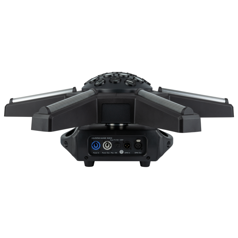 Hurricane 320 Showtec RGBW Moonflowereffect met Roterende Armen