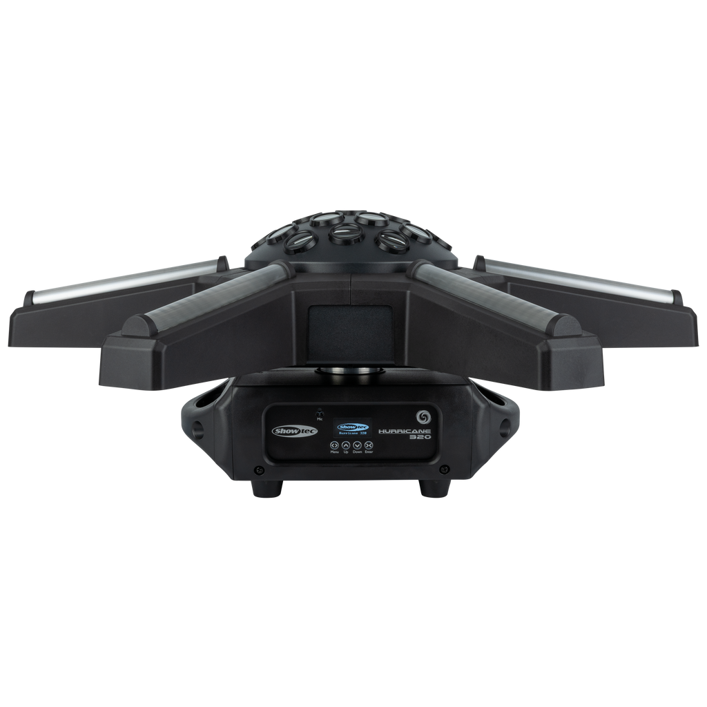 Hurricane 320 Showtec RGBW Moonflowereffect met Roterende Armen