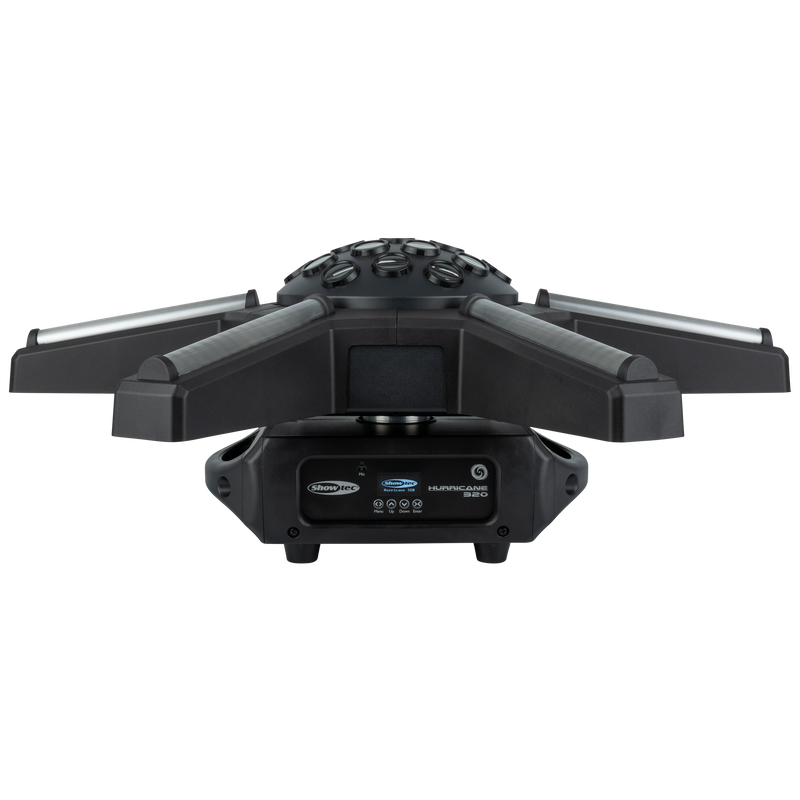 Hurricane 320 Showtec RGBW Moonflowereffect met Roterende Armen