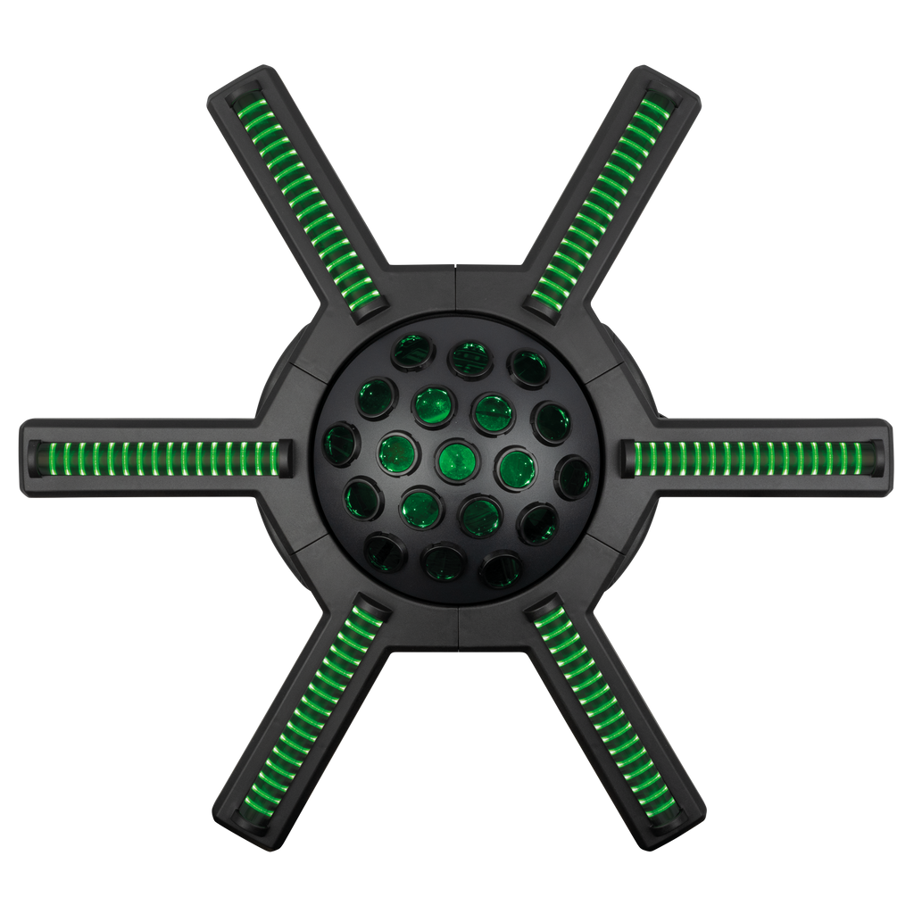 Hurricane 320 Showtec RGBW Moonflowereffect met Roterende Armen