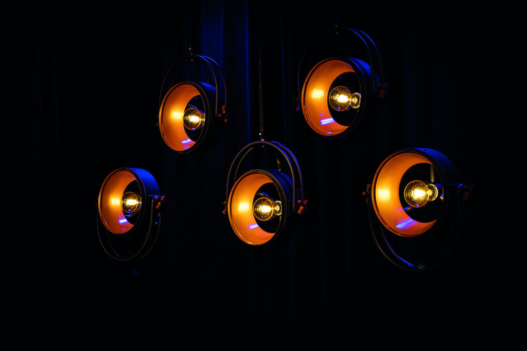 Edison Vintage 2 Showtec Retro Verlichting E27 (Goud/Grijs)