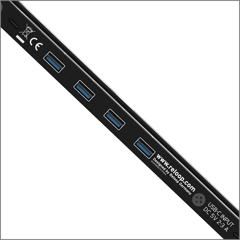 STAND HUB RELOOP LAPTOPSTAND MET USB-C HUB COMBO