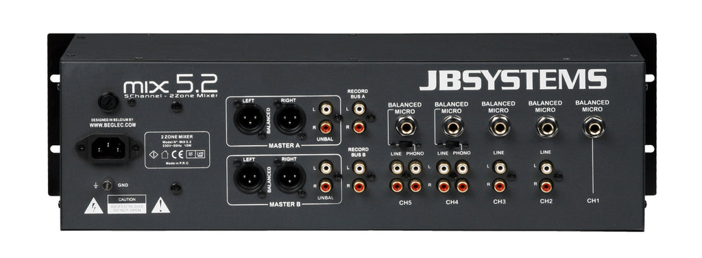 MIX 5.2 JB SYSTEMS ZONE MIXER