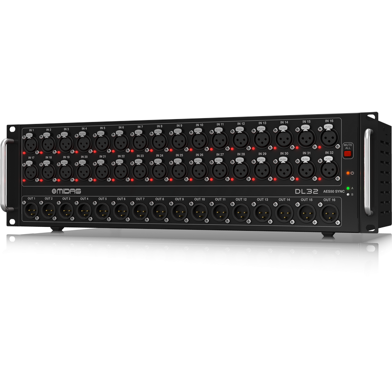 DL32 MIDAS DIGITAL STAGEBOX 32 INPUTS / 16 OUTPUTS