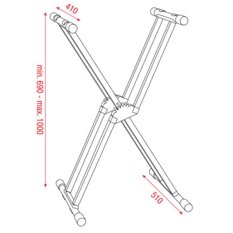 KEYBOARD STAND DAP 