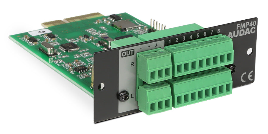 FMP40 AUDAC Voice File Media Player Module voor XMP40