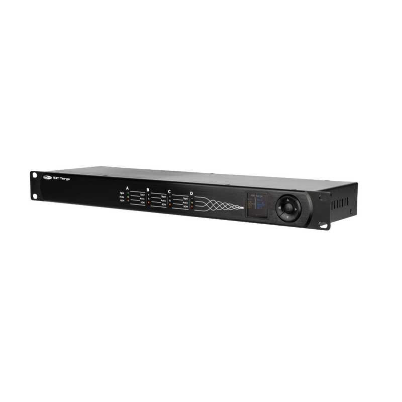 RDM Merge Showtec 4-naar-2-weg DMX-merger met RDM - 3P