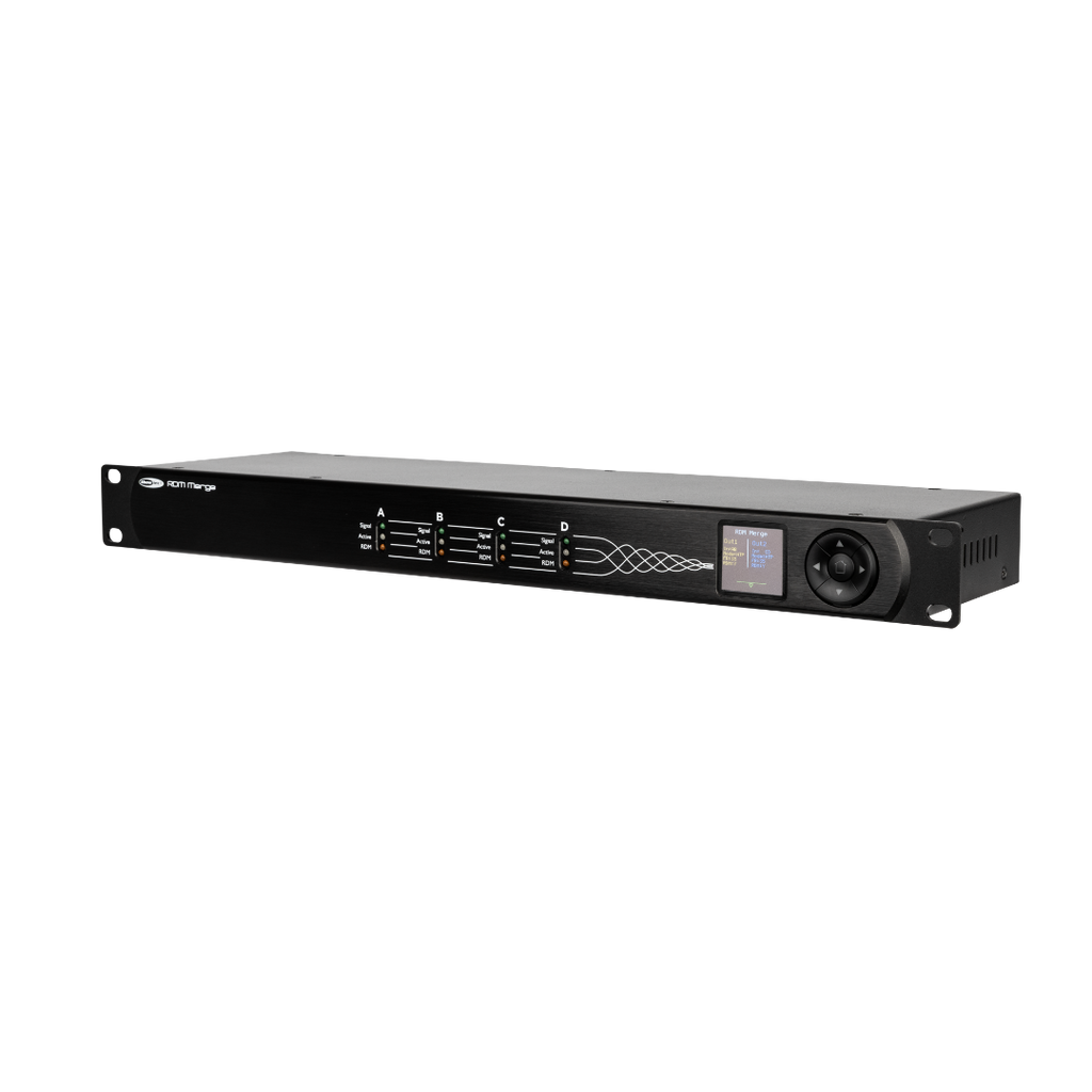 RDM Merge Showtec 4-naar-2-weg DMX-merger met RDM - 5P