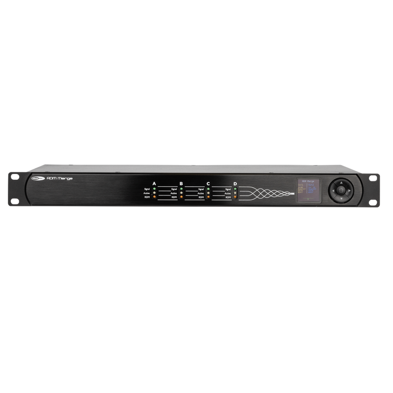 RDM Merge Showtec 4-naar-2-weg DMX-merger met RDM - 5P