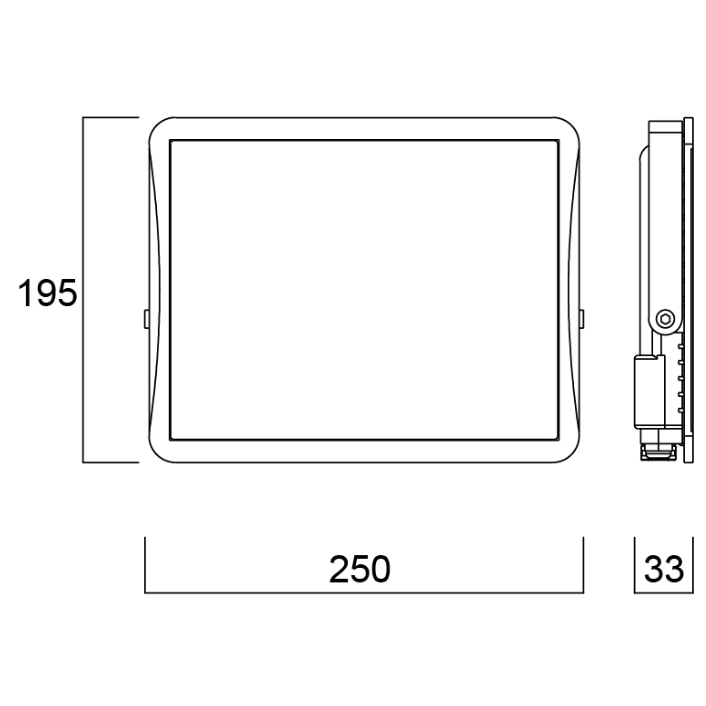 Start Flood Flat Sylvania Floodlight IP65 3000K