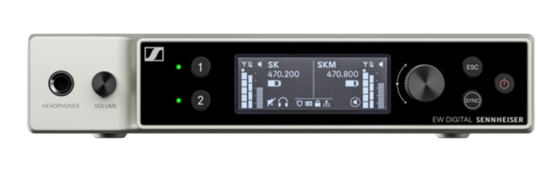 EW-DX EM 2 Dante (R1-9) Sennheiser 2 Kanaals Ontvanger (520-607.80Mhz)